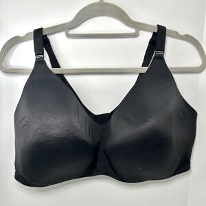 Torrid Lightly Lined Cups Adjustable Strap Black Bra 44F